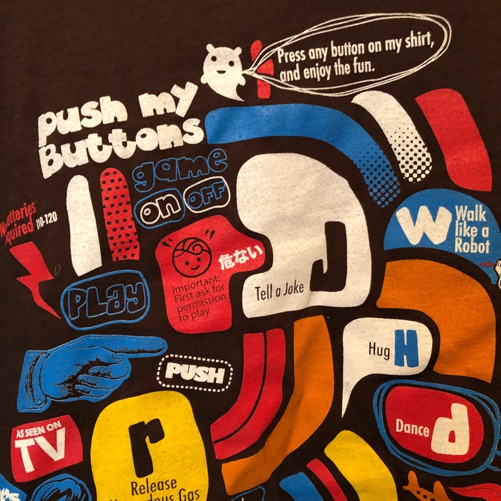 Push My Buttons Tee - Picture 3 of 4